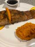 Salmón glaseado