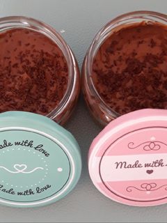 Una foto de Mousse de chocolate saludable