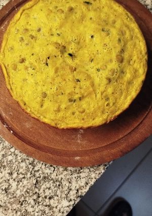 Una foto de Tortilla de arvejas