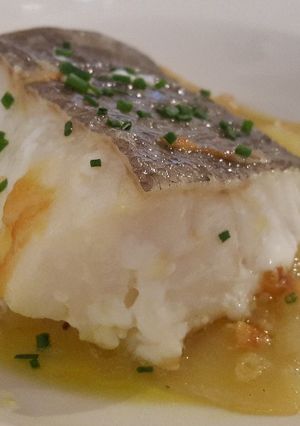 Una foto de Lomo de bacalao al horno