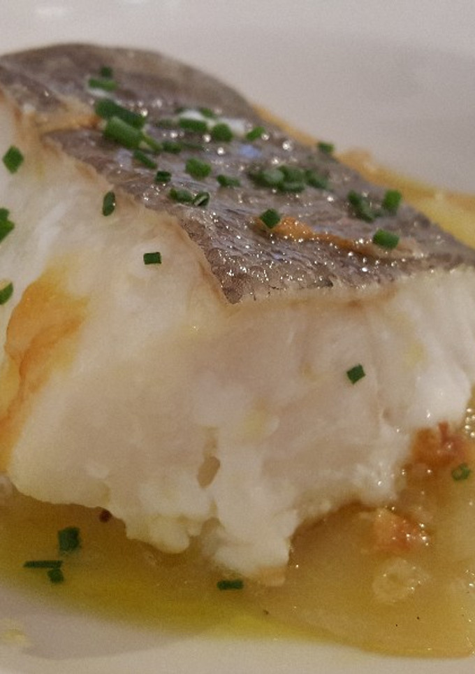 Una foto de Lomo de bacalao al horno