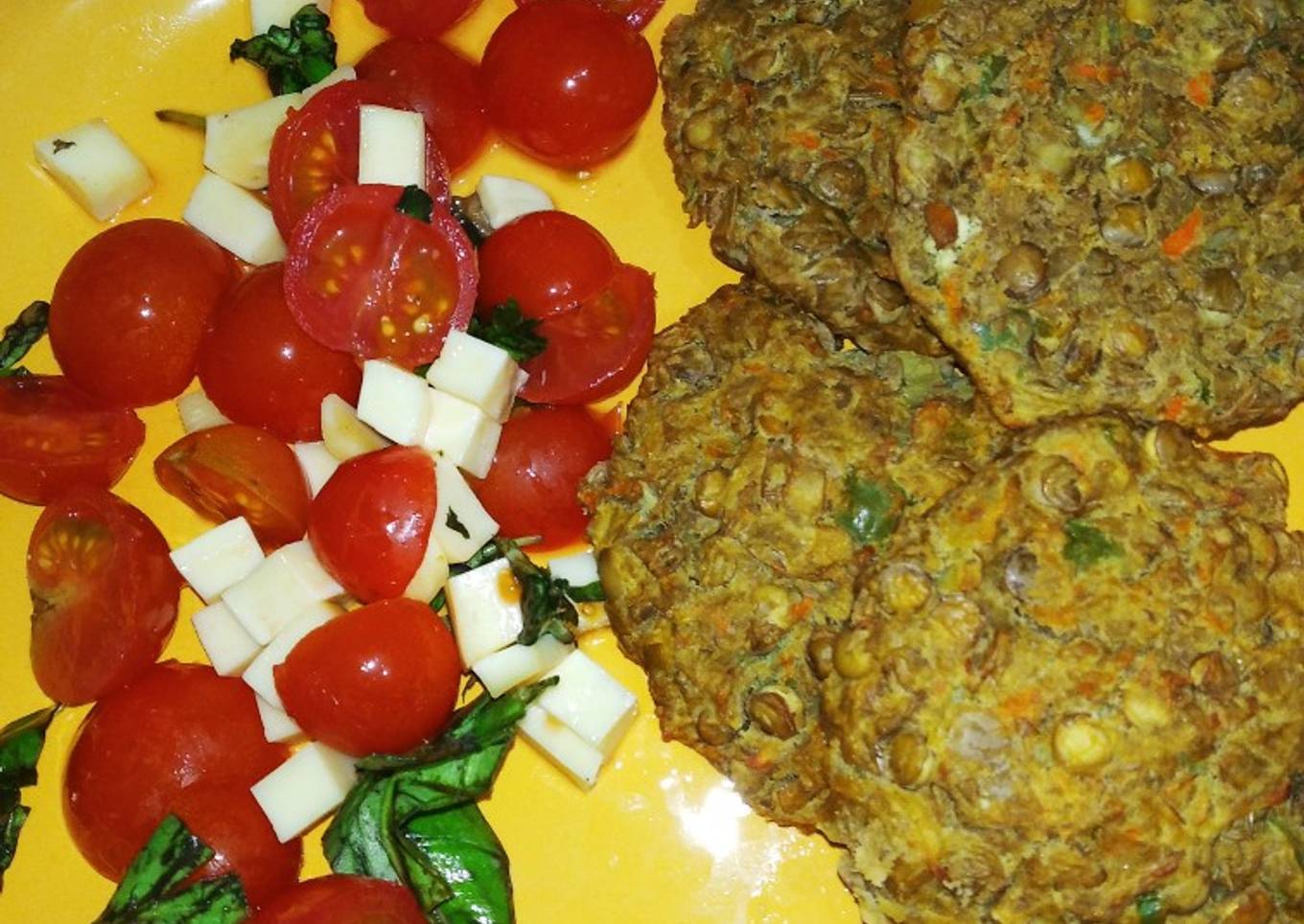 Hamburguesas de lentejas y verduras 🍔🥕