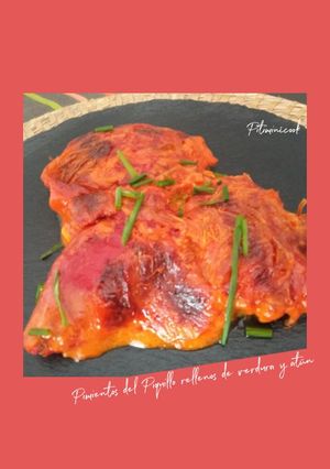 Foto principal de Pimientos del piquillo rellenos de verdura y atún