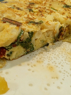Una foto de Tortilla de verduras de temporada