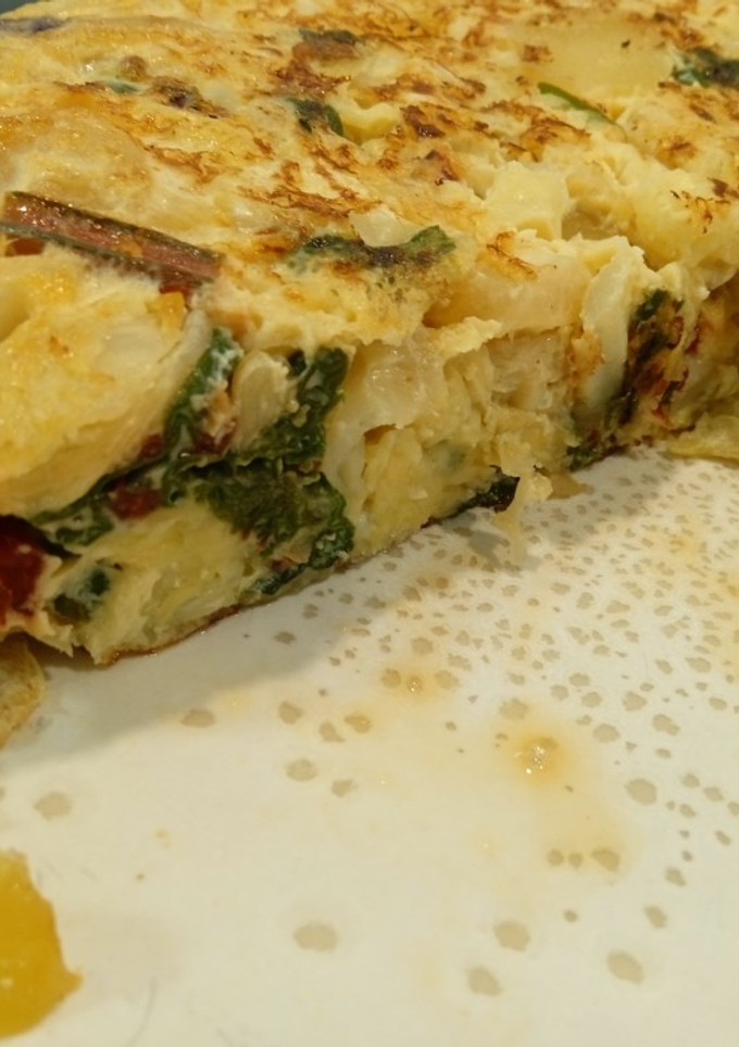 Una foto de Tortilla de verduras de temporada
