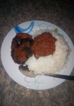 A picture of Stew rice.