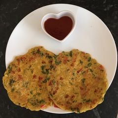 A picture of Oats chilla.