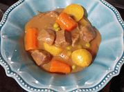 A picture of stew beef slow cooker
