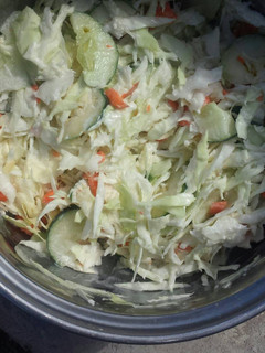 A picture of Vegetable salad.