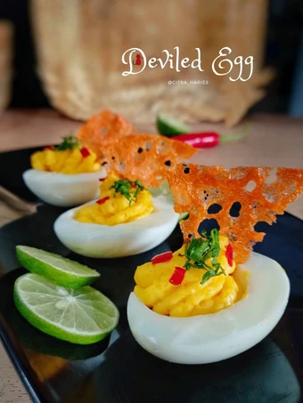 Cara Simple Membuat Resep  🥚Deviled Eggs🥚 yang Enak, Menggugah Selera