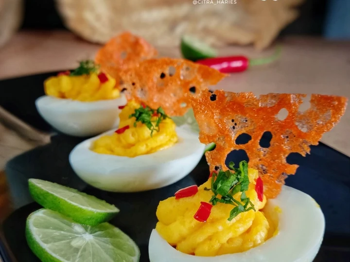Cara Gampang Membikin Resep  🥚Deviled Eggs🥚 yang Enak Banget, Menggugah Selera