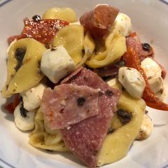 A picture of Cold Tortellini Salad.