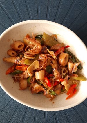Foto resep Oseng Cumi Asin