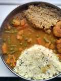 South Indian Breakfast - Ven Pongal & Kadamba Sambhar