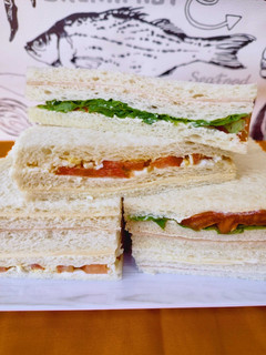 Una foto de Sándwich de miga caseros