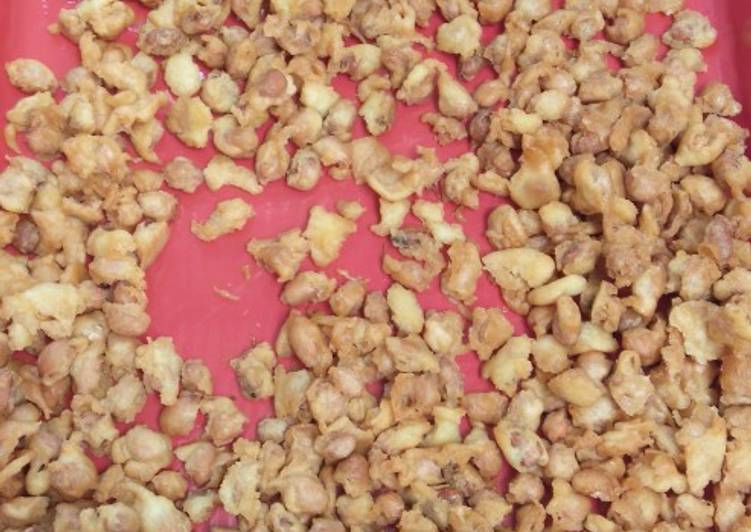 Cara Gampang mengolah Kacang telor keriting crispy 🤤 Anti Gagal