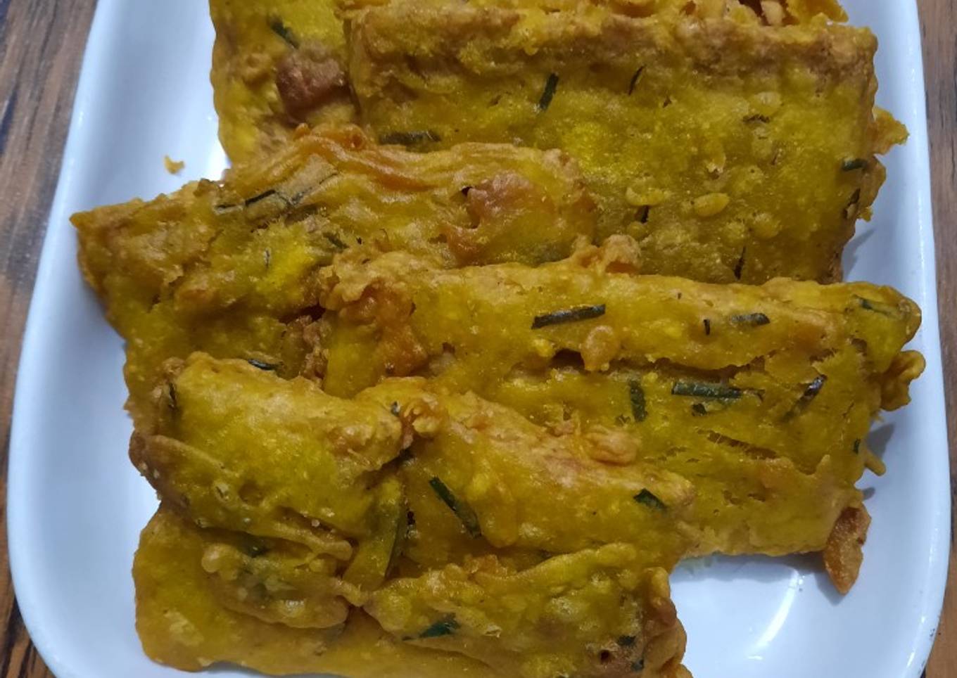 Tempe Goreng Tepung Daun Jeruk