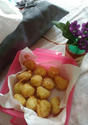 Foto resep Potato Pomps (kentang keju goreng)