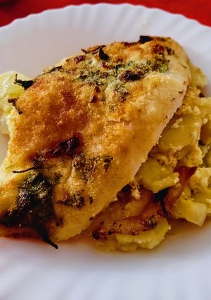 Una foto de Pez gato (filetes) al horno
