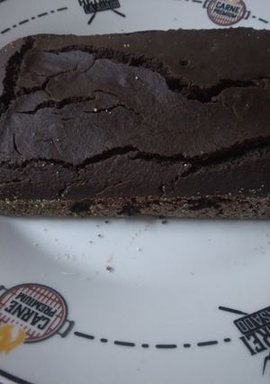 Una foto de Brownie de avena