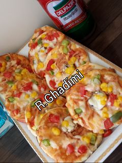 عکسی از دستور مینی پیتزا
