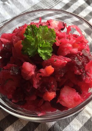 Orosz Vinaigrette saláta 👩🏻‍🍳 recept fotója