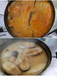 Una foto de Pescado o camarones encocados