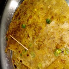 A picture of Soya peas paratha.