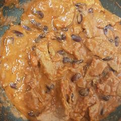 A picture of My Chilli Beef & Basmati Rice. 💜.