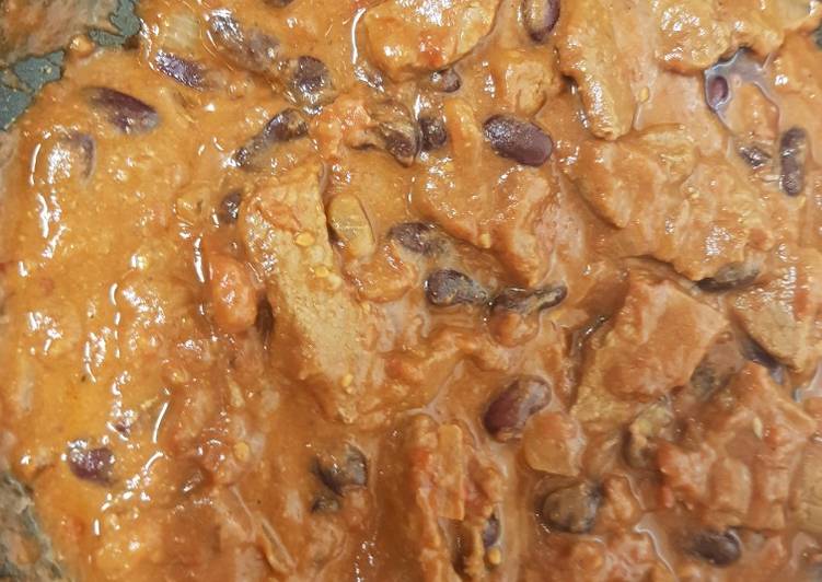 Recipe of Homemade My Chilli Beef &amp; Basmati Rice. 💜