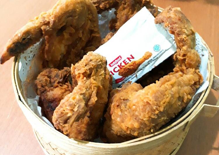 Cara Menghidangkan Ayam crispy home made ala KFC yang Bikin Ngiler!