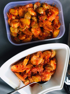Foto resep Balado Kentang Udang Baso