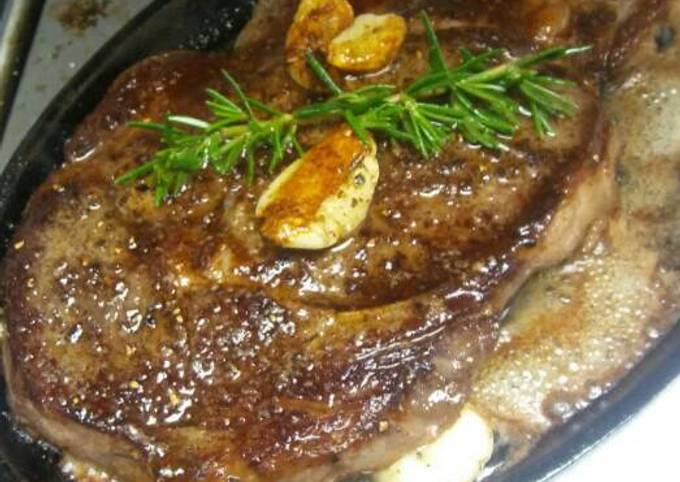 Recipe of Homemade Iron Skillet Seared Steak