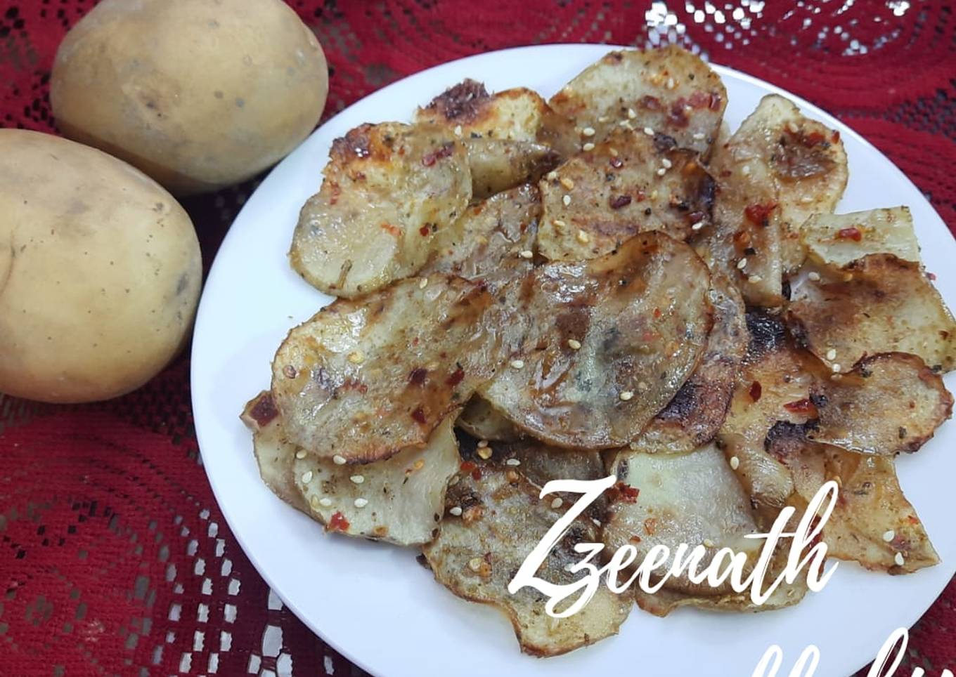 Oven Roasted Potato Chips