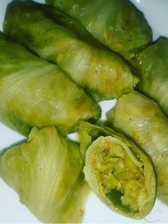 صورة لوصفة محشي ملفوف بالخضار