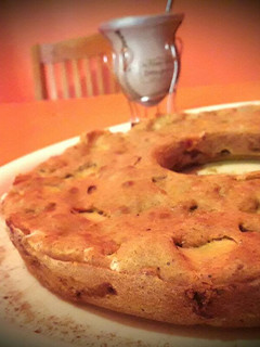 Una foto de Budín integral de manzana