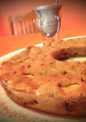 Una foto de Budín integral de manzana