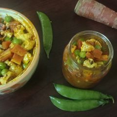 Mix veg pickle A picture of Mix veg pickle.