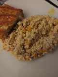 Ensalada de arroz con pollo