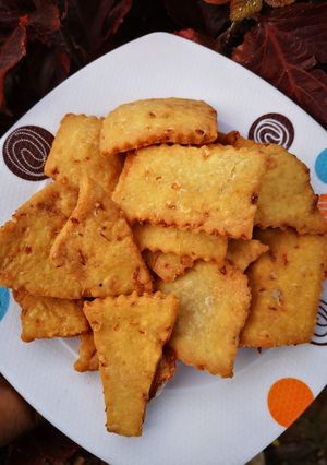 Crackers mai albasa ainihin hoton girkin