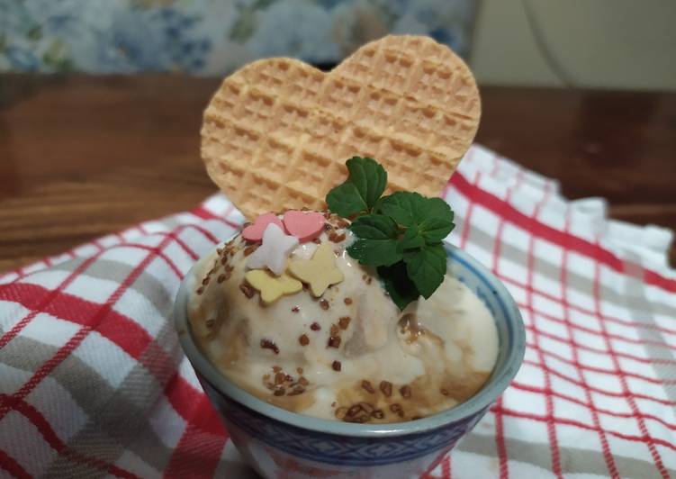 Gelato fior di latte al muscovado