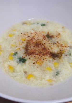 Foto resep Sop jagung telur