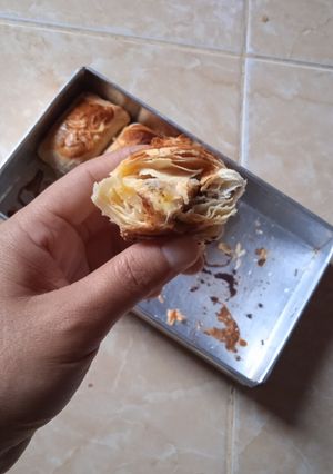 Foto resep Bolen pisang dengan banyak lapisan