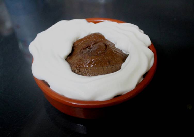 Flan de café con higos y boniato