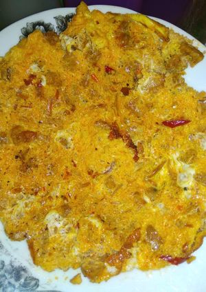 Foto resep Omlet tempe teri