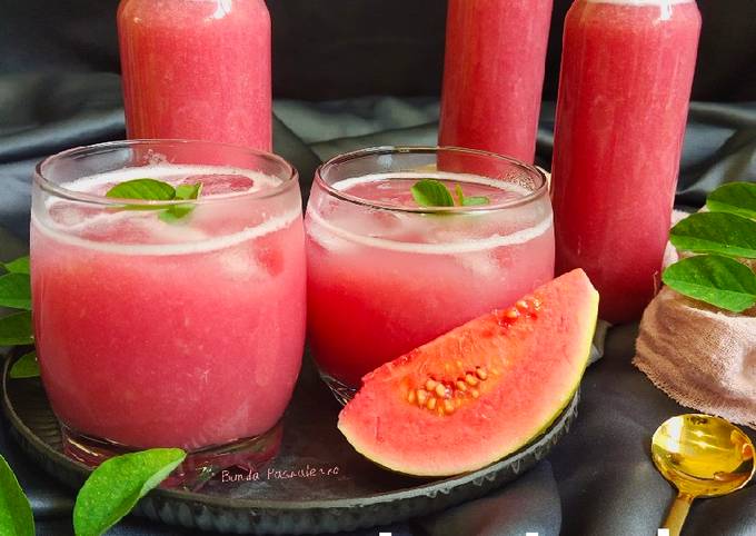 How to Make Perfect Jus Jambu Merah