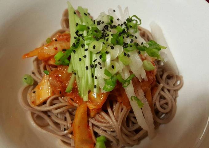 Step-by-Step Guide to Make Speedy Kimchi buckwheat noodles