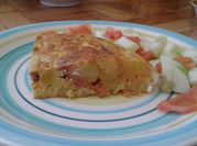 Una foto de guarnicion para tortilla de patata