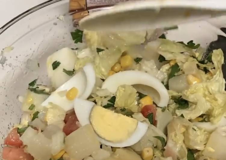 Bagaimana mengolah Salad Kentang/Patatesli salata Anti Gagal