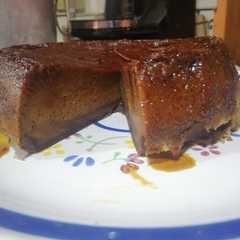 Una foto de Pastel imposible / Chocoflan